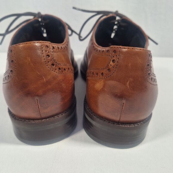 Cole Haan Brown Leather Wingtip Oxford Men 10.5 M Dress Shoes C30687 main image 14